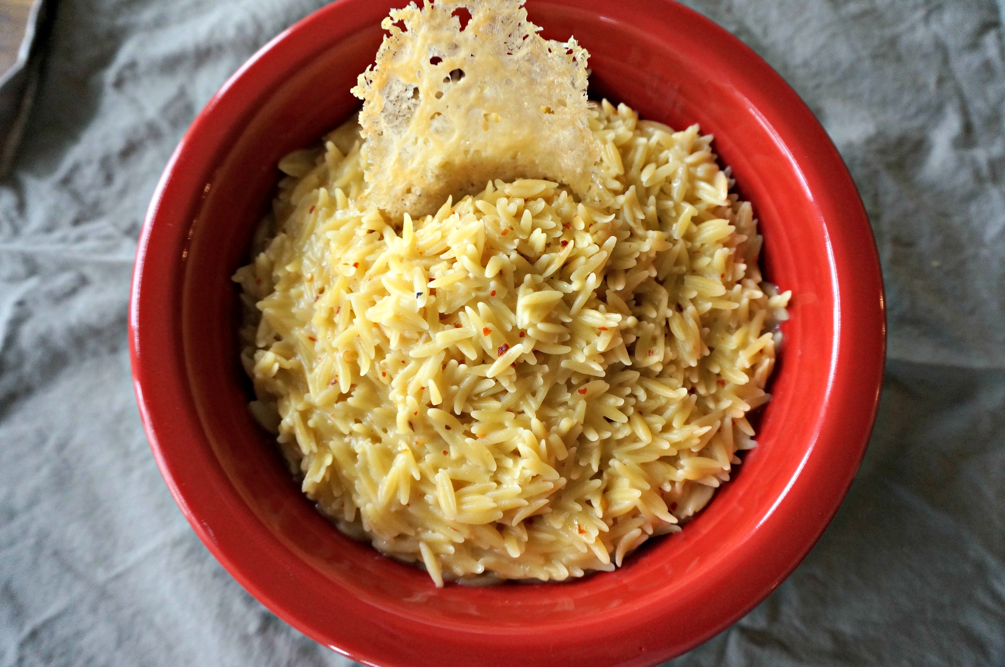 Creamy Parmesan Orzo (One Pot Side Dish) | Midwest Mash