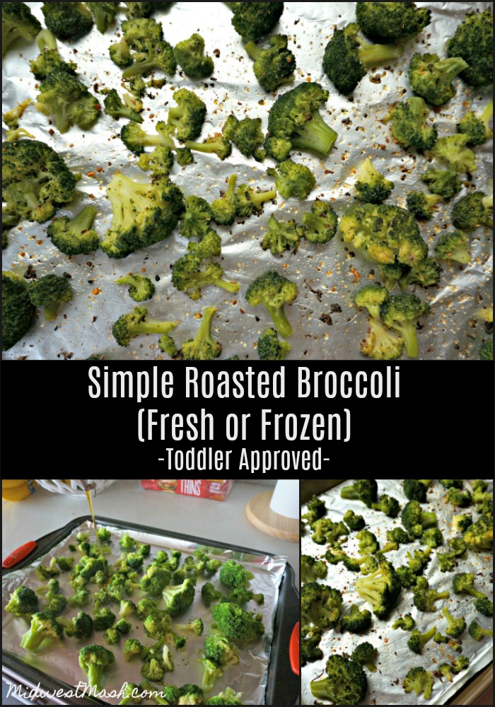 Simple Roasted Broccoli (Fresh or Frozen) Midwest Mash