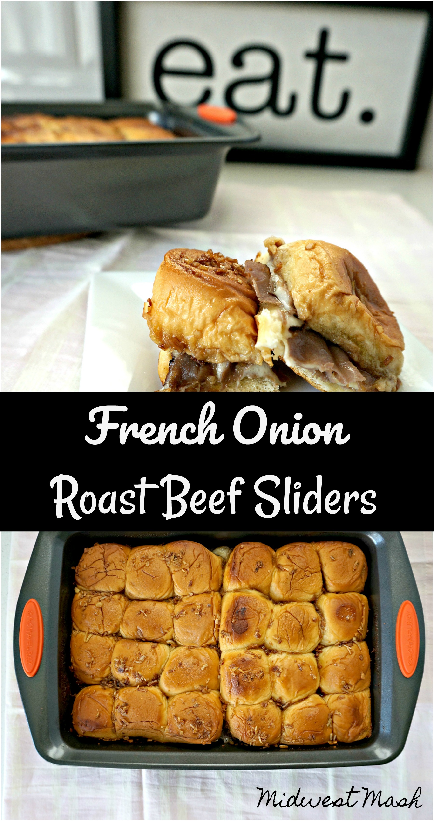 French Onion Roast Beef Sliders Midwest Mash