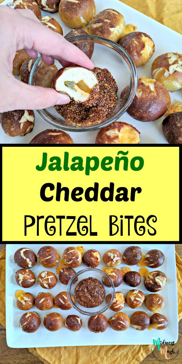 Jalapeño Cheddar Pretzel Bites Midwest Mash