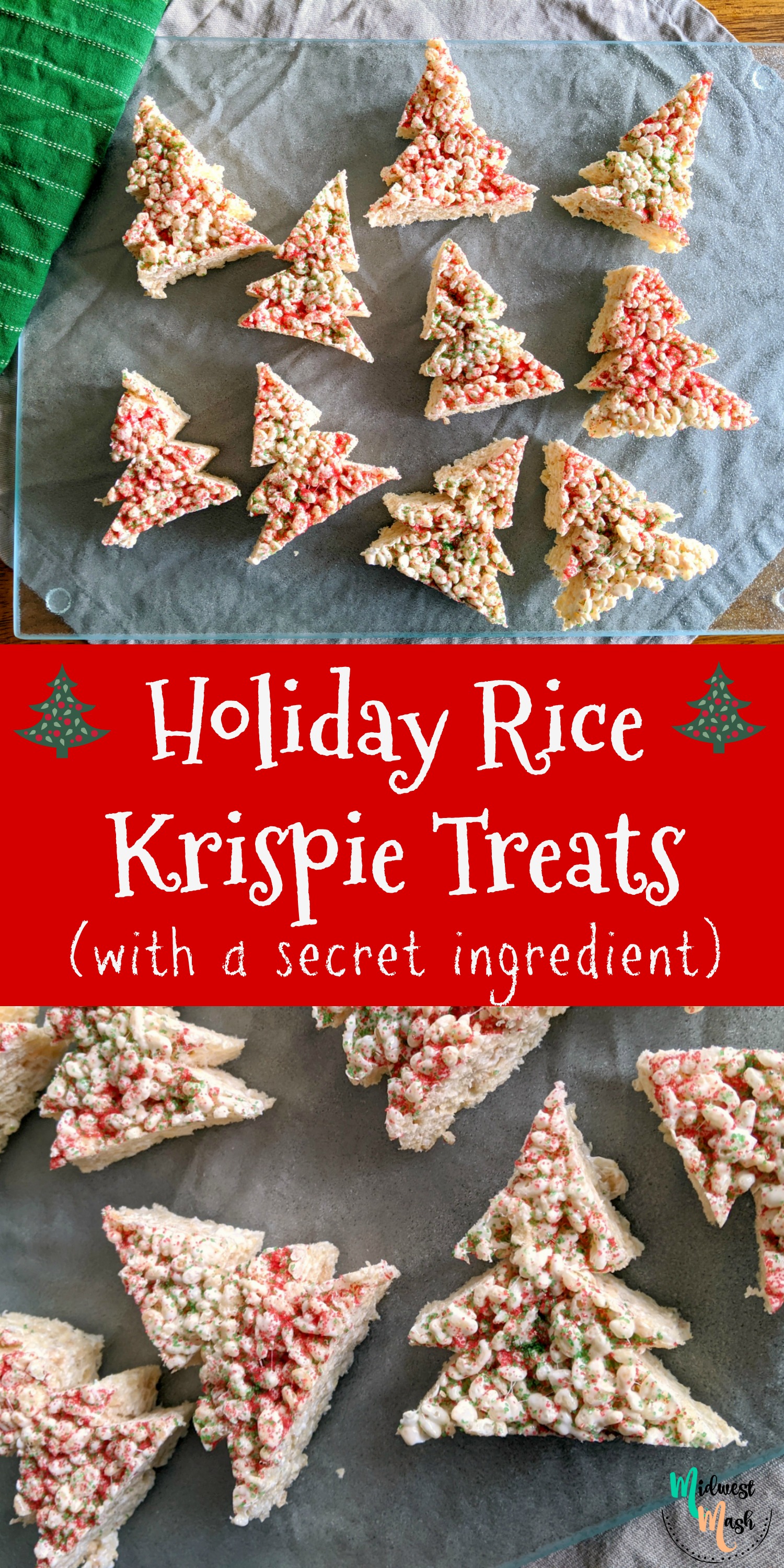Holiday Rice Krispie Treats (with a Special Ingredient) | Midwest Mash