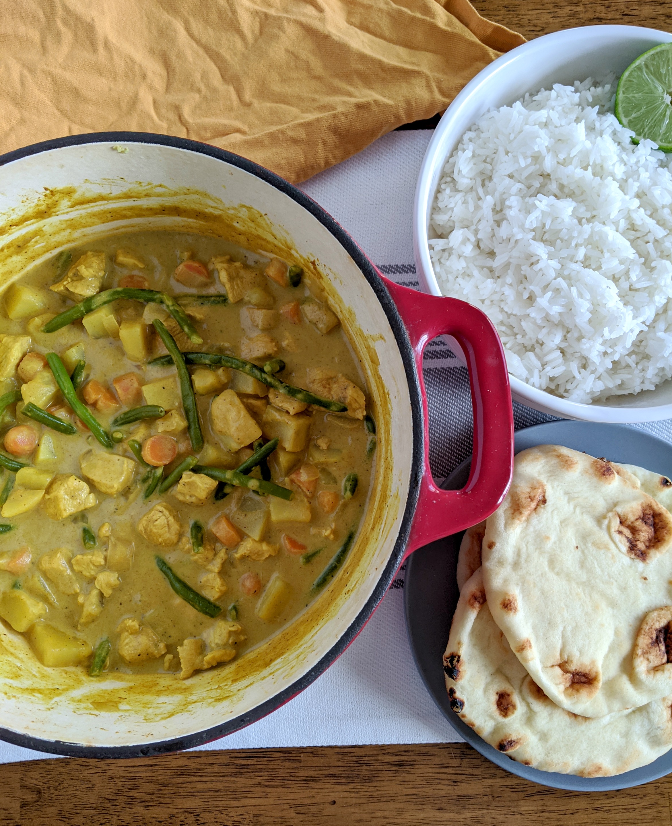 Weeknight One Pot Chicken Coconut Curry | Midwest Mash