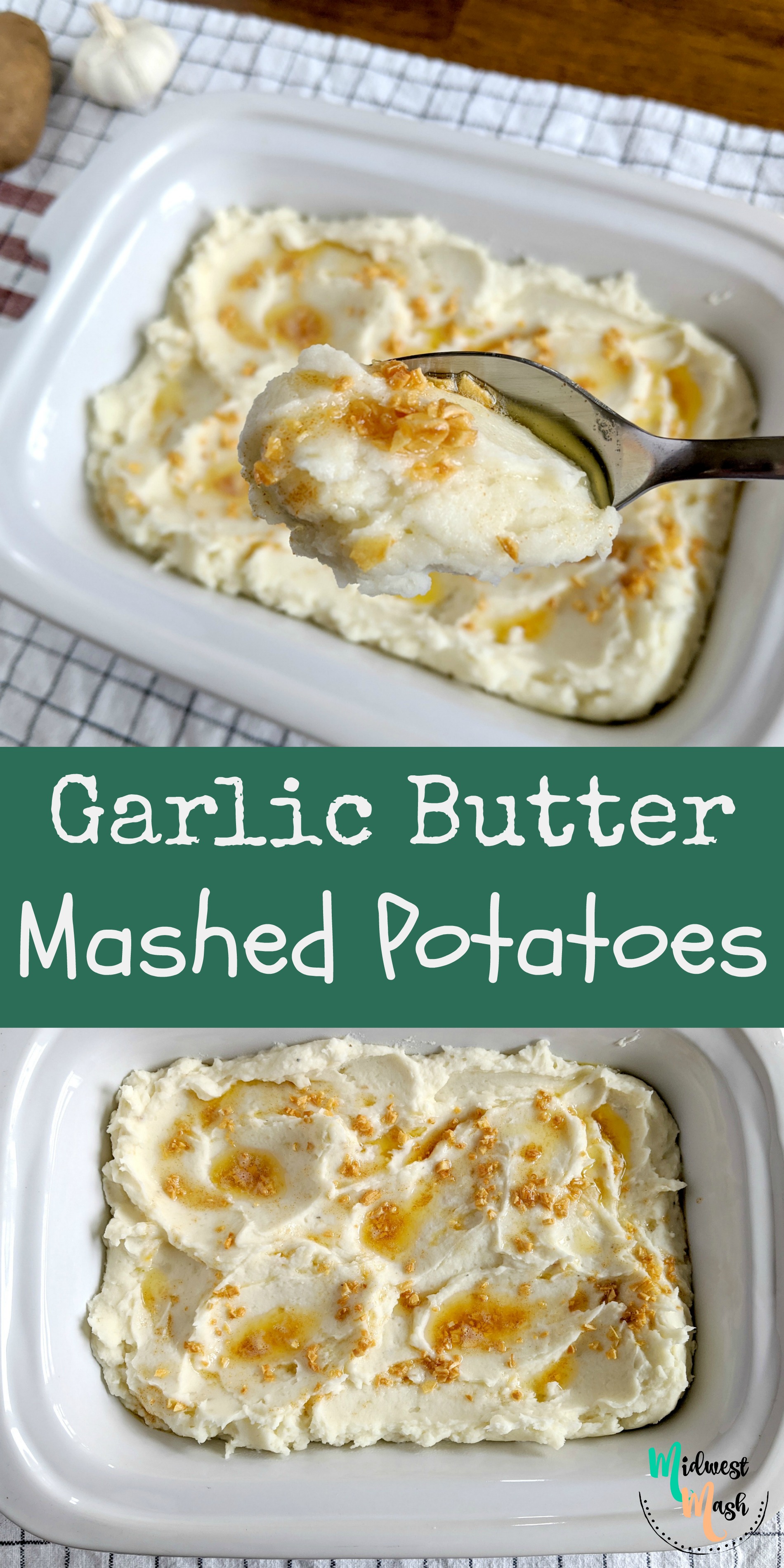Garlic Butter Mashed Potatoes Midwest Mash