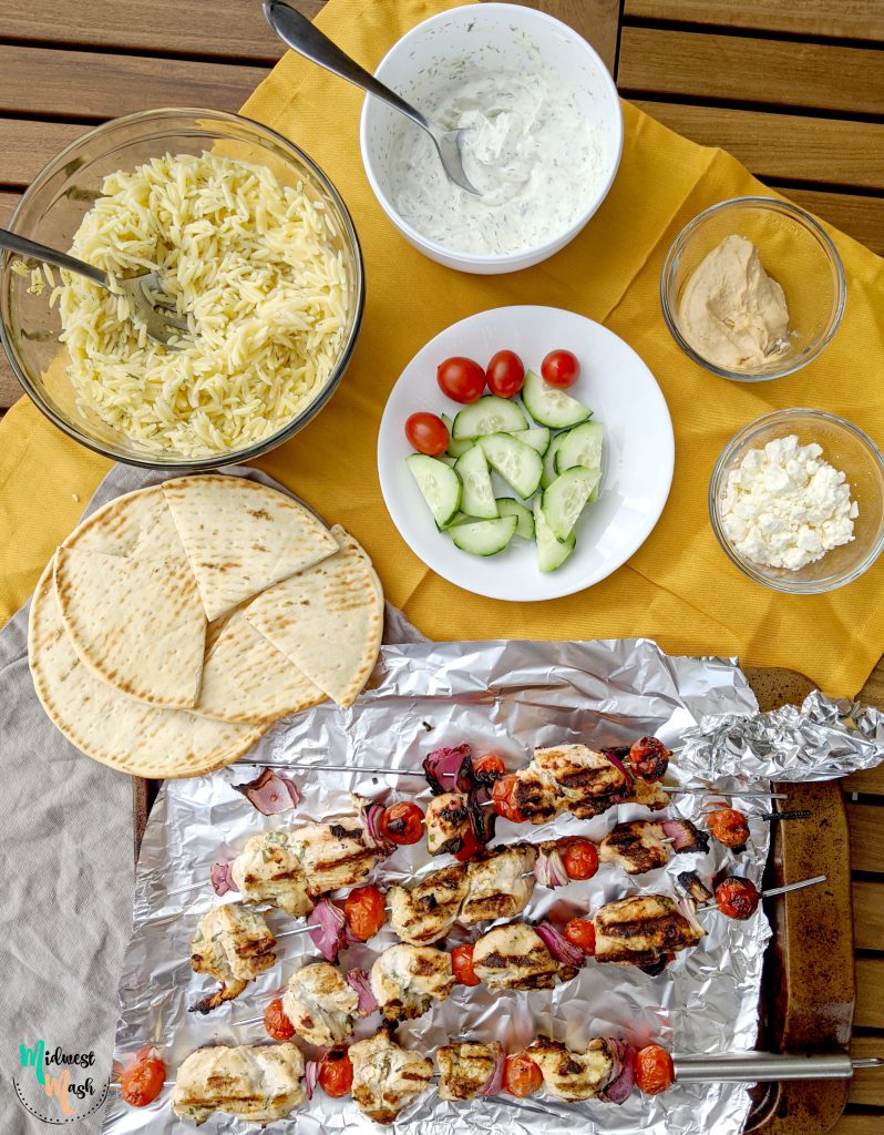 Grilled Greek Chicken Bowls