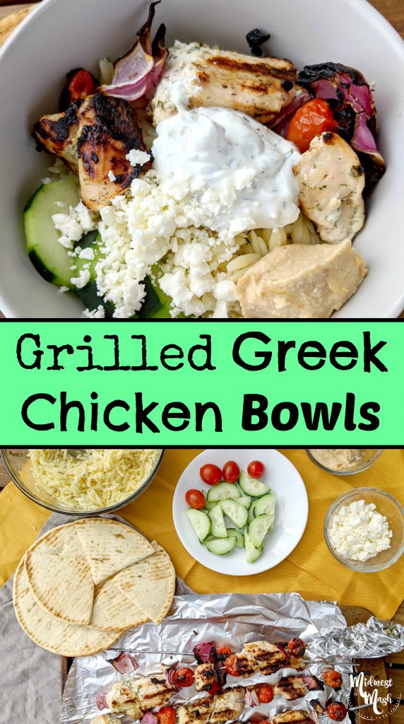 Grilled Greek Chicken Bowls Midwest Mash