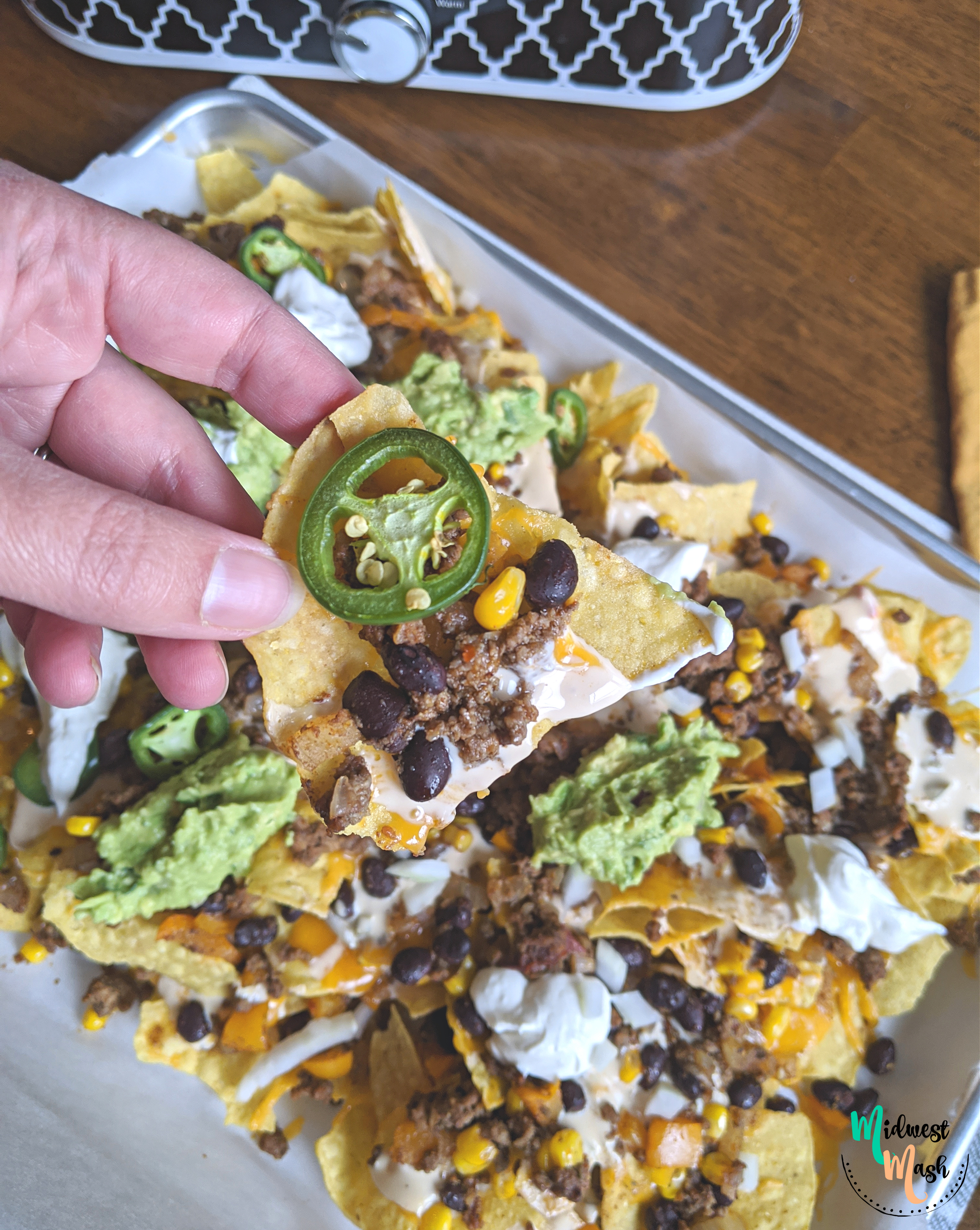 Crock Pot All-in-One Nacho Topping (& Homemade Guacamole) | Midwest Mash