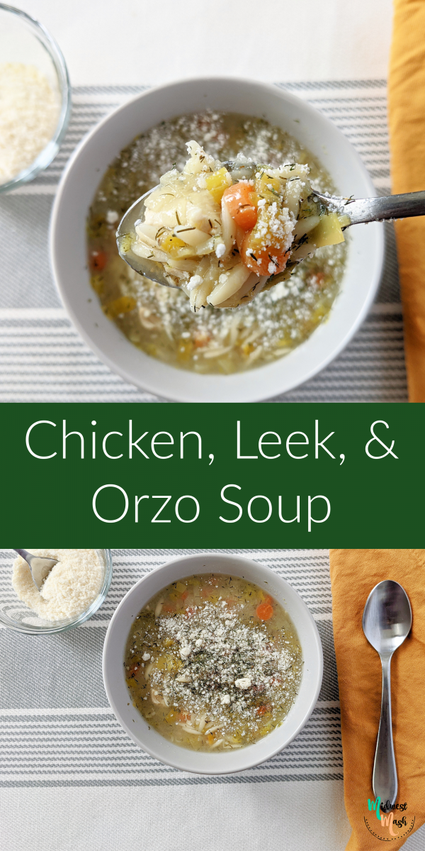 Chicken, Leek, & Orzo Soup | Midwest Mash